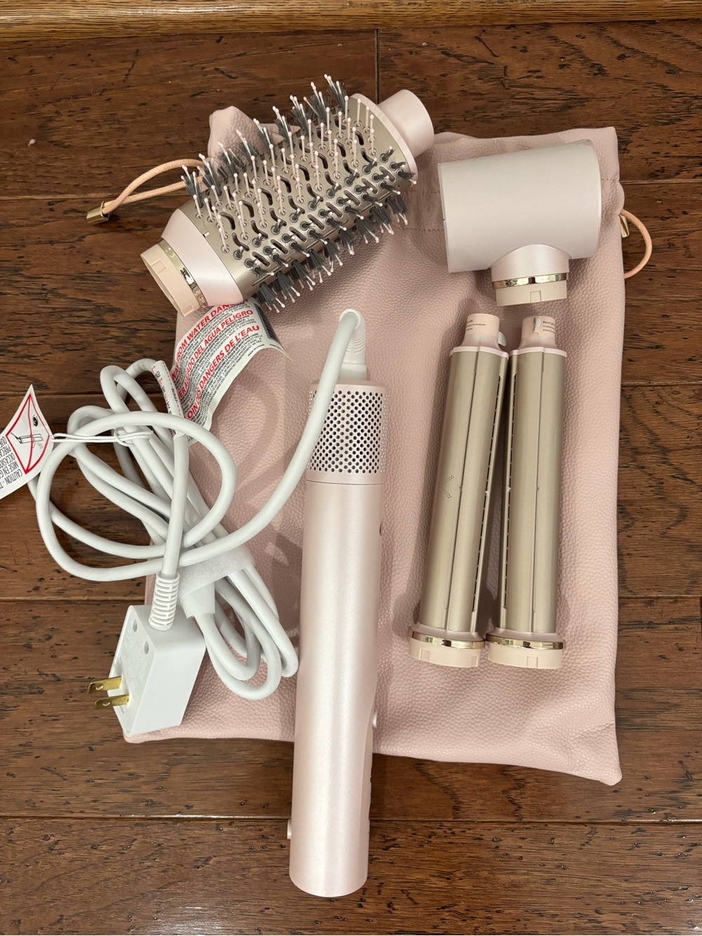 T3 Pink and Gold Multi-Tool Hair Styler Set